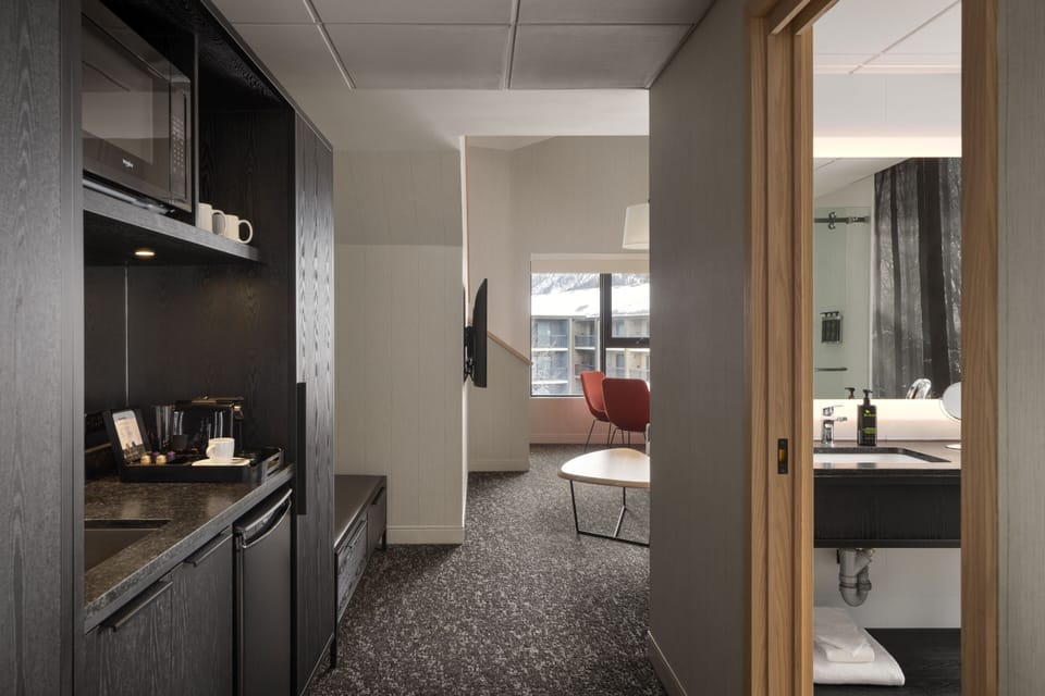 Loft Suite | Private kitchenette | Espresso maker, coffee/tea maker, fridge, electric kettle