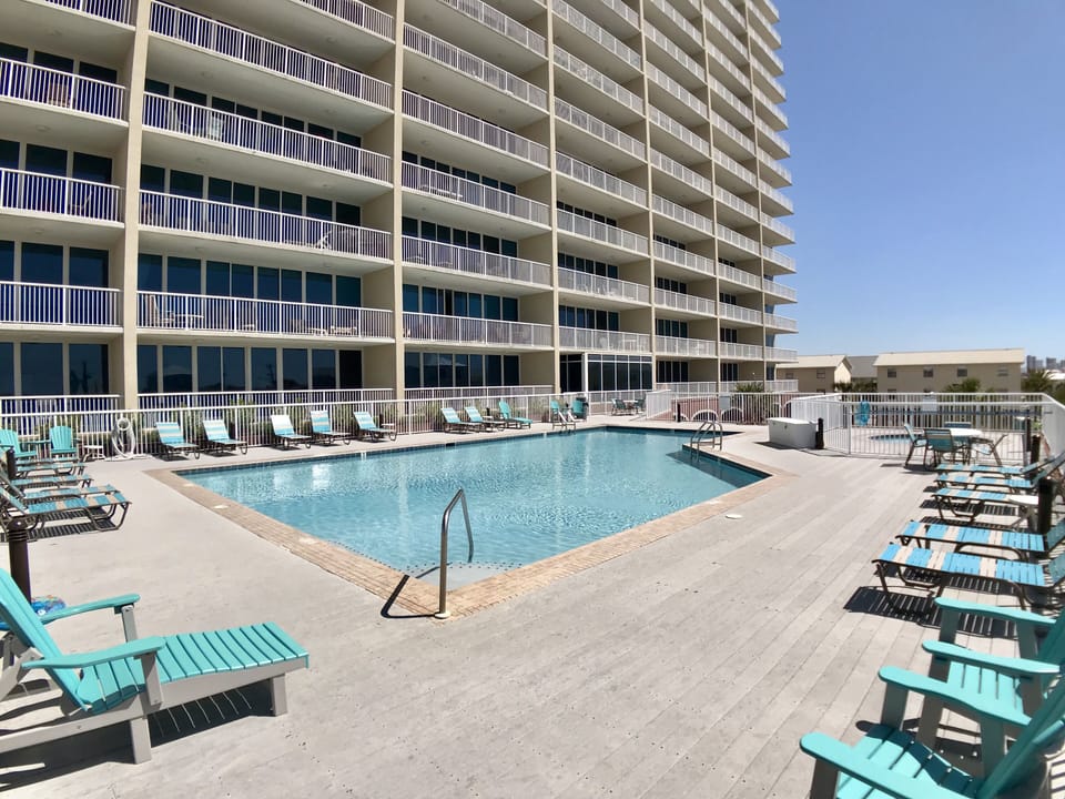 Second floor pool area
