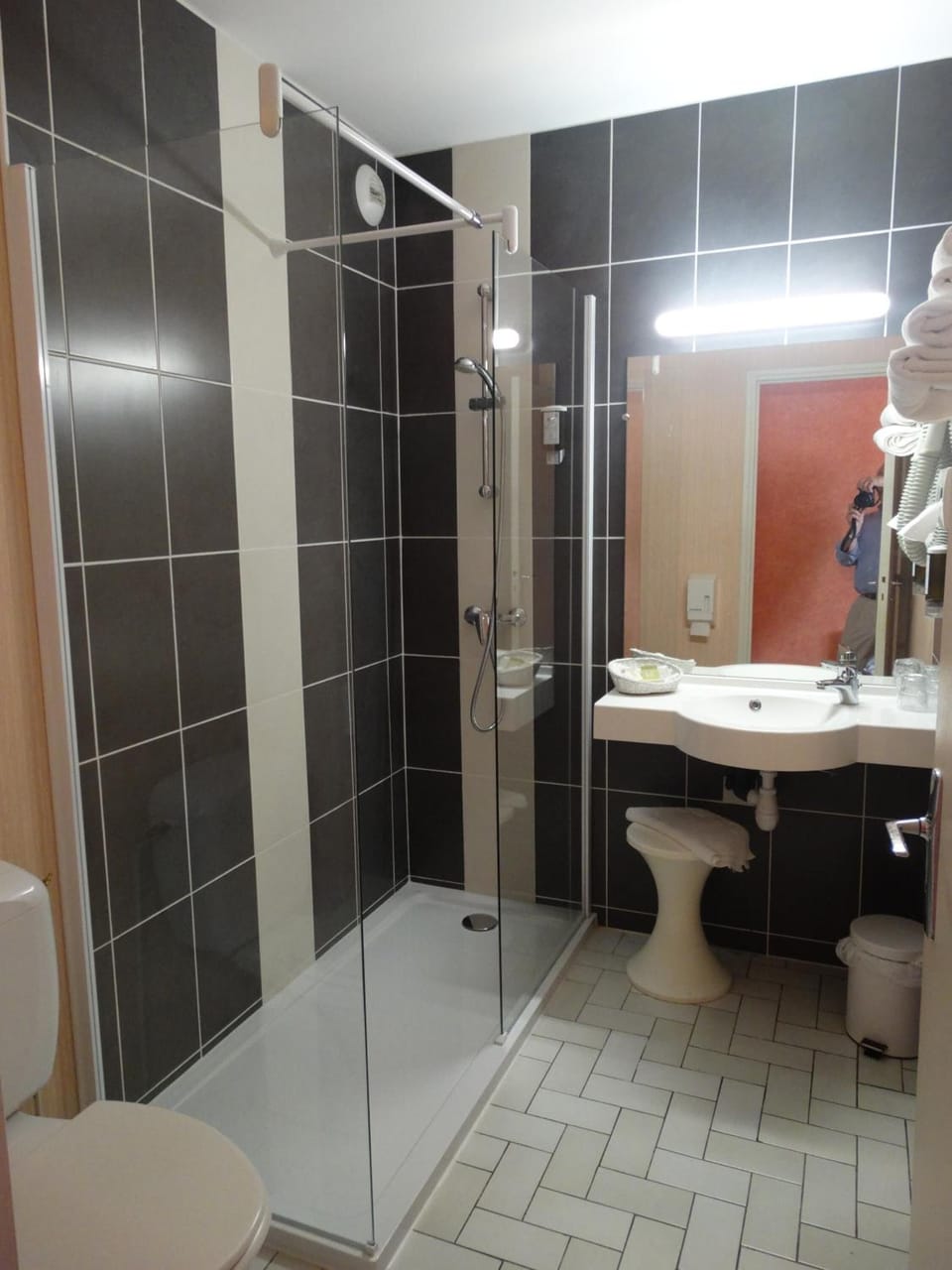 Free toiletries, hair dryer, towels