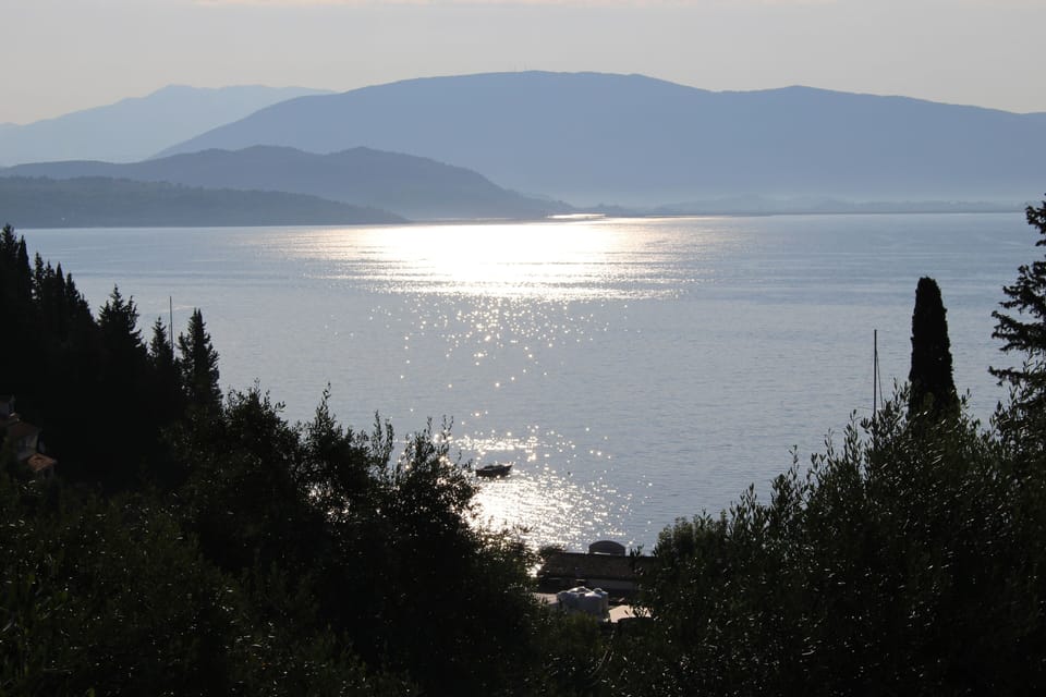 View fra Villa Agni late afternoon