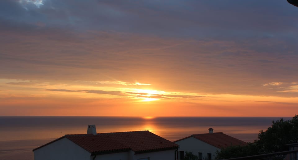Amazing sunrises from terasse