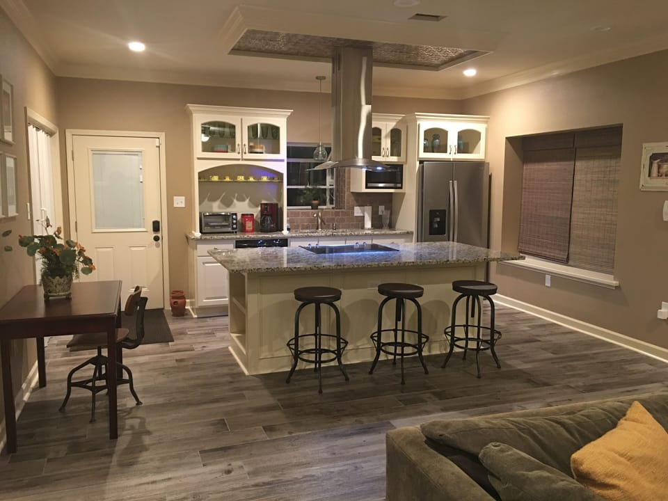 Enjoy our open floor plan guest house