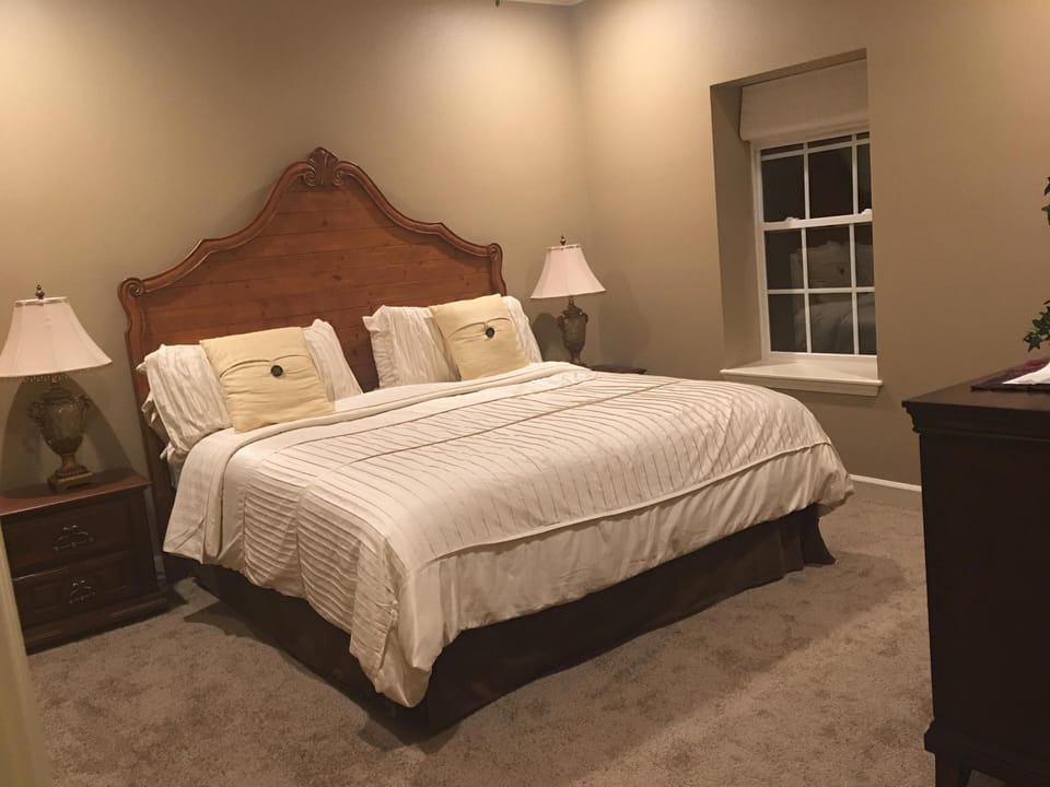 bedroom # 1 king size bed
