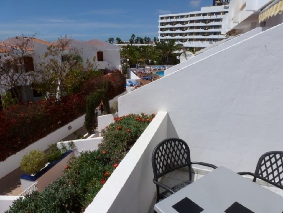 View towards pool