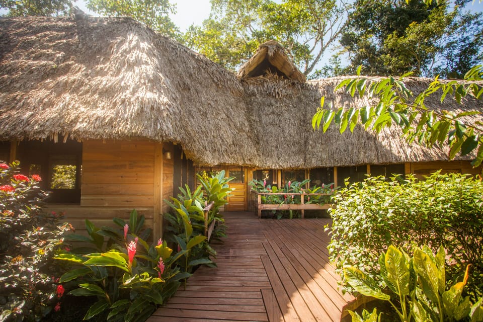 The Lodge where meals are served, and a good place to hang out.