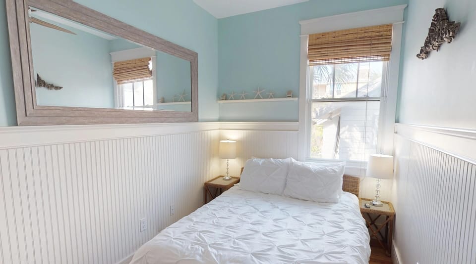 Bedroom 4 - Queen that uses the Power Room at night and shares a Bath for showers