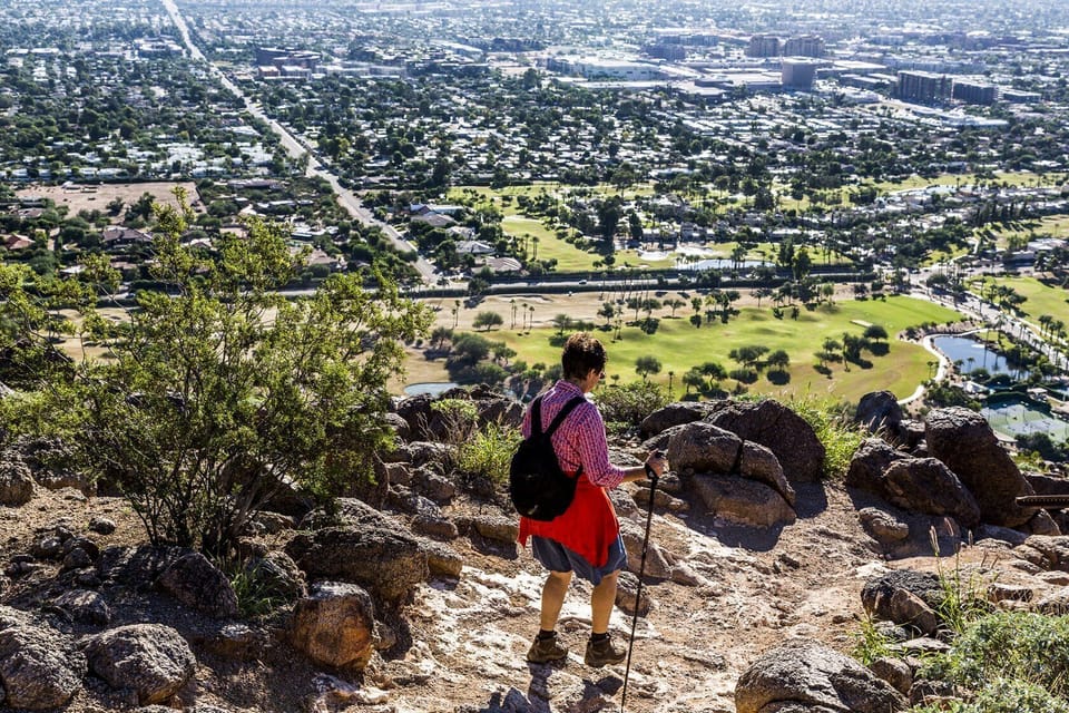 hiking Camelback mountain