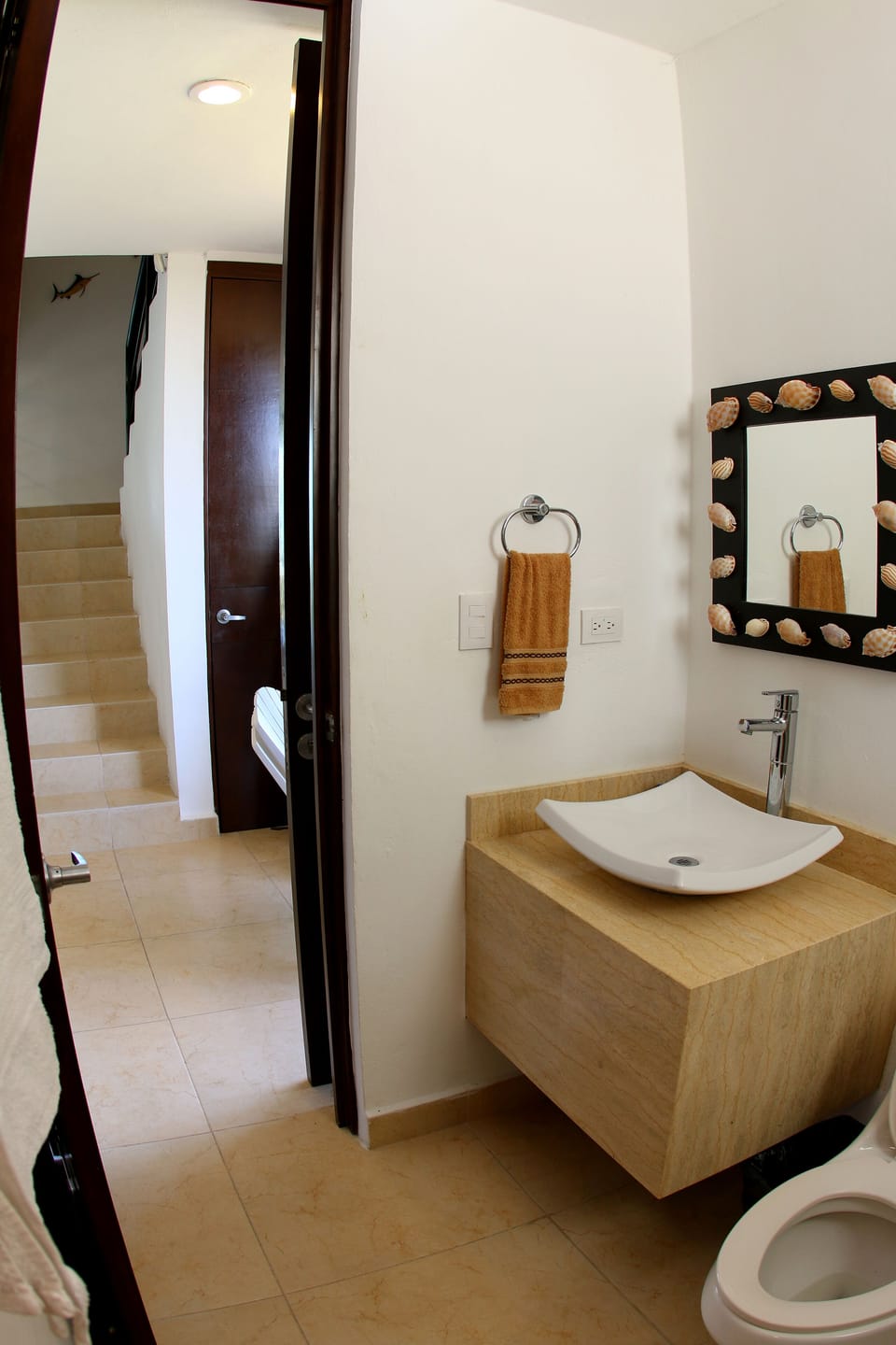 First floor full bathroom