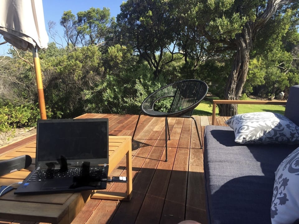 Rear deck (WFH 😬)