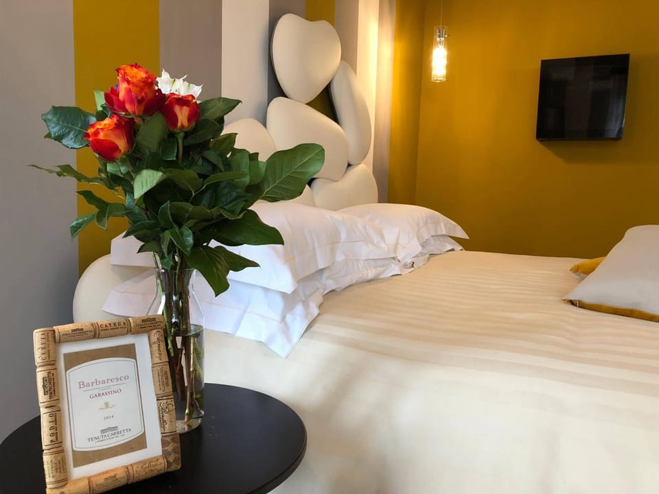 Premium bedding, down comforters, minibar, rollaway beds