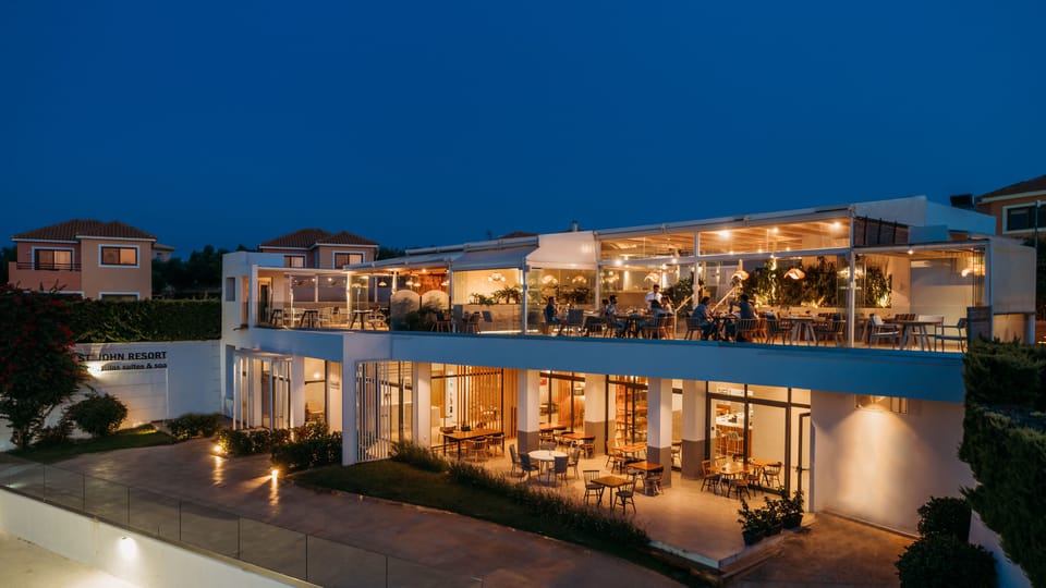 Front of property - evening/night