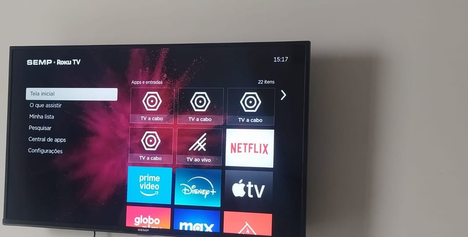 Smart Tv 43" Com Pluto Tv e Run time