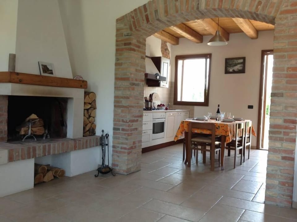 Kitchen open to living room