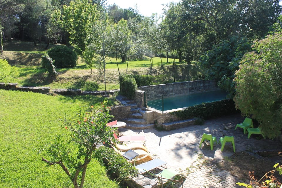 The swimming pool area
