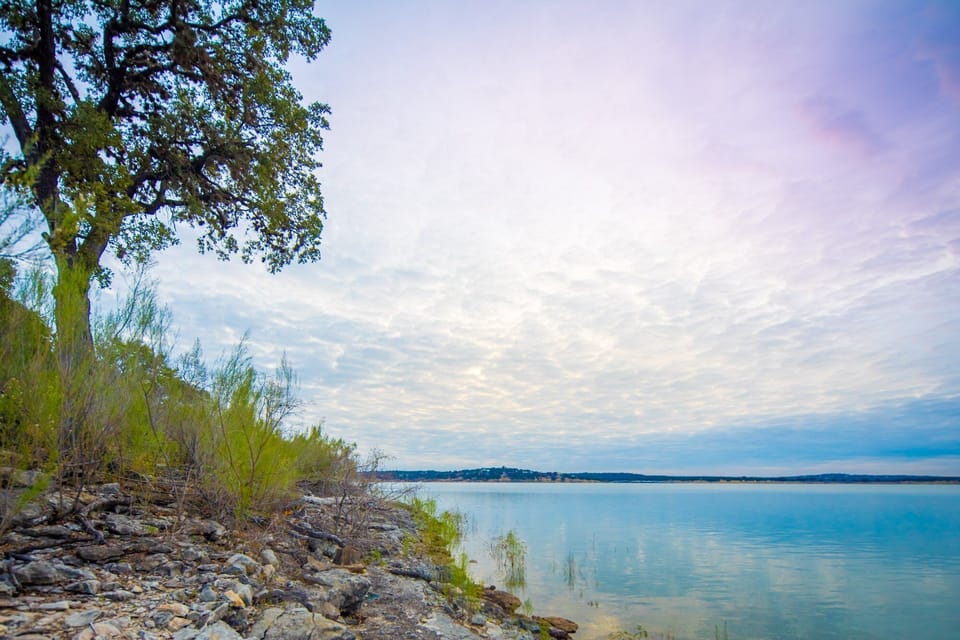Swim, fish, & float from the rocky shoreline