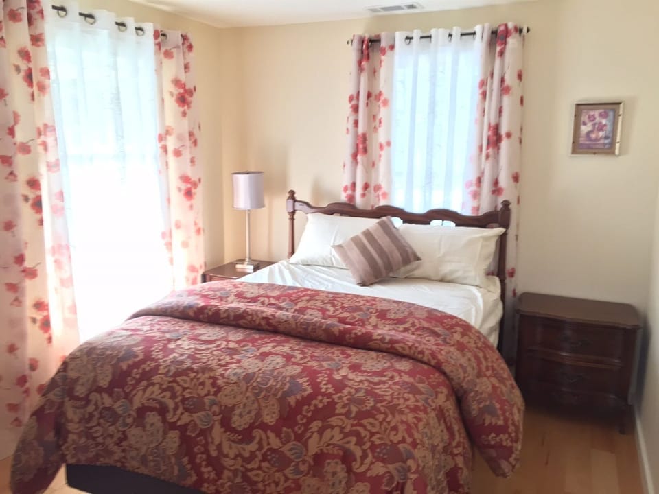 First bedroom - light and bright.