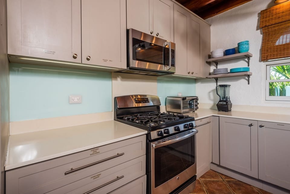 Kitchen gas stove.