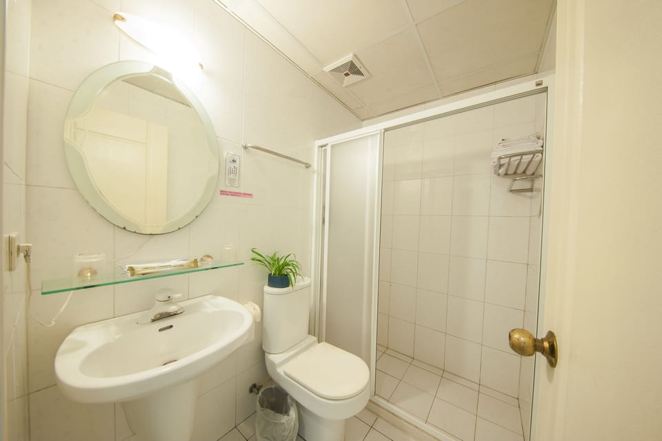 Business Triple Room, Multiple Beds, Non Smoking | Bathroom | Free toiletries, hair dryer, slippers, towels