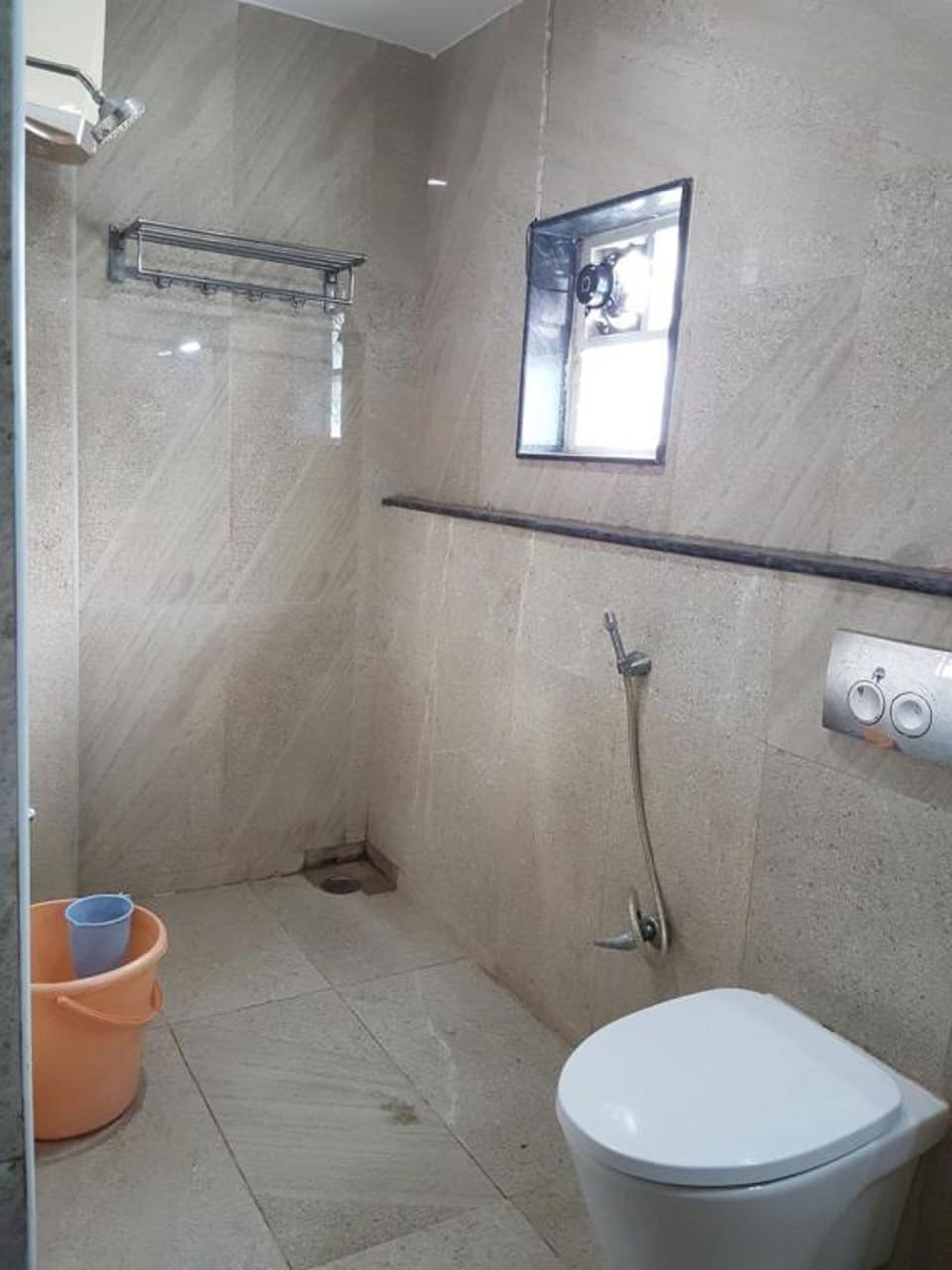 Family Room, 2 Queen Beds, Non Smoking | Bathroom | Shower, bathrobes, towels, soap