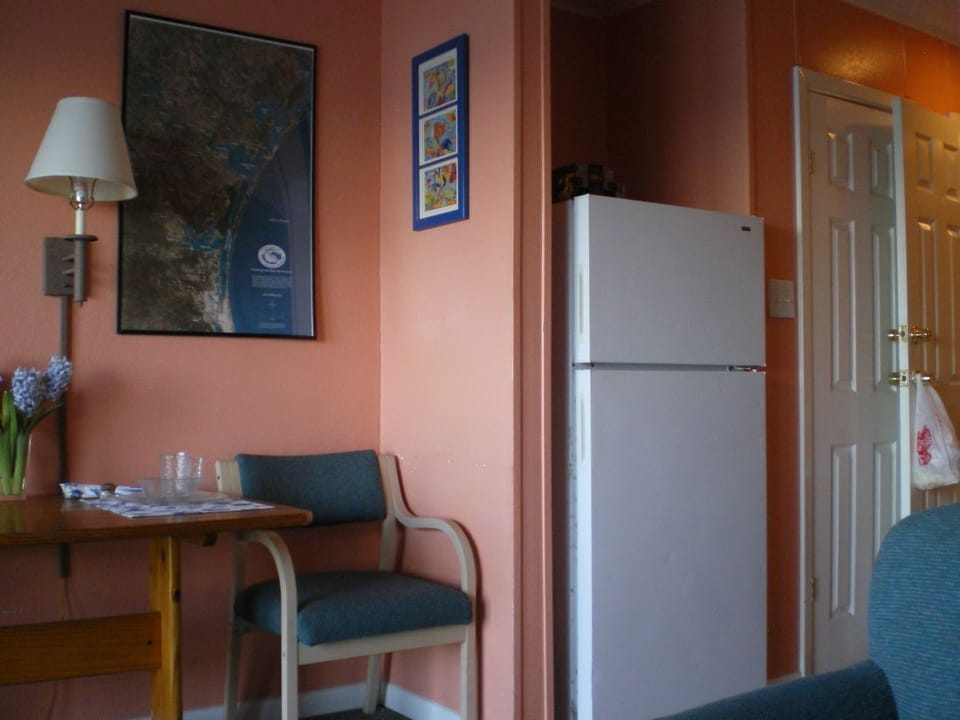 Old picture of refrigerator.