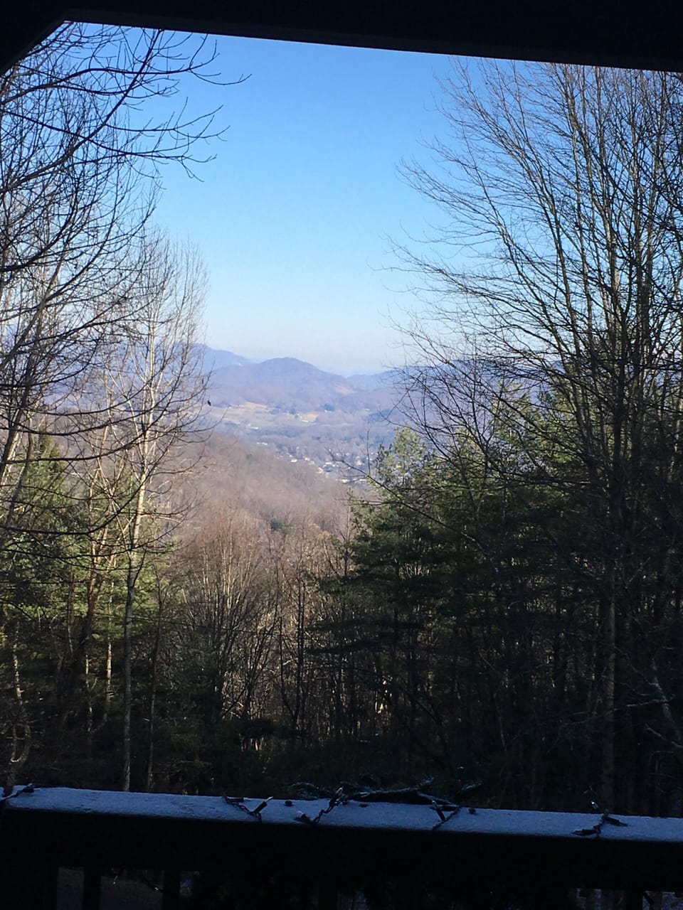 View from deck 