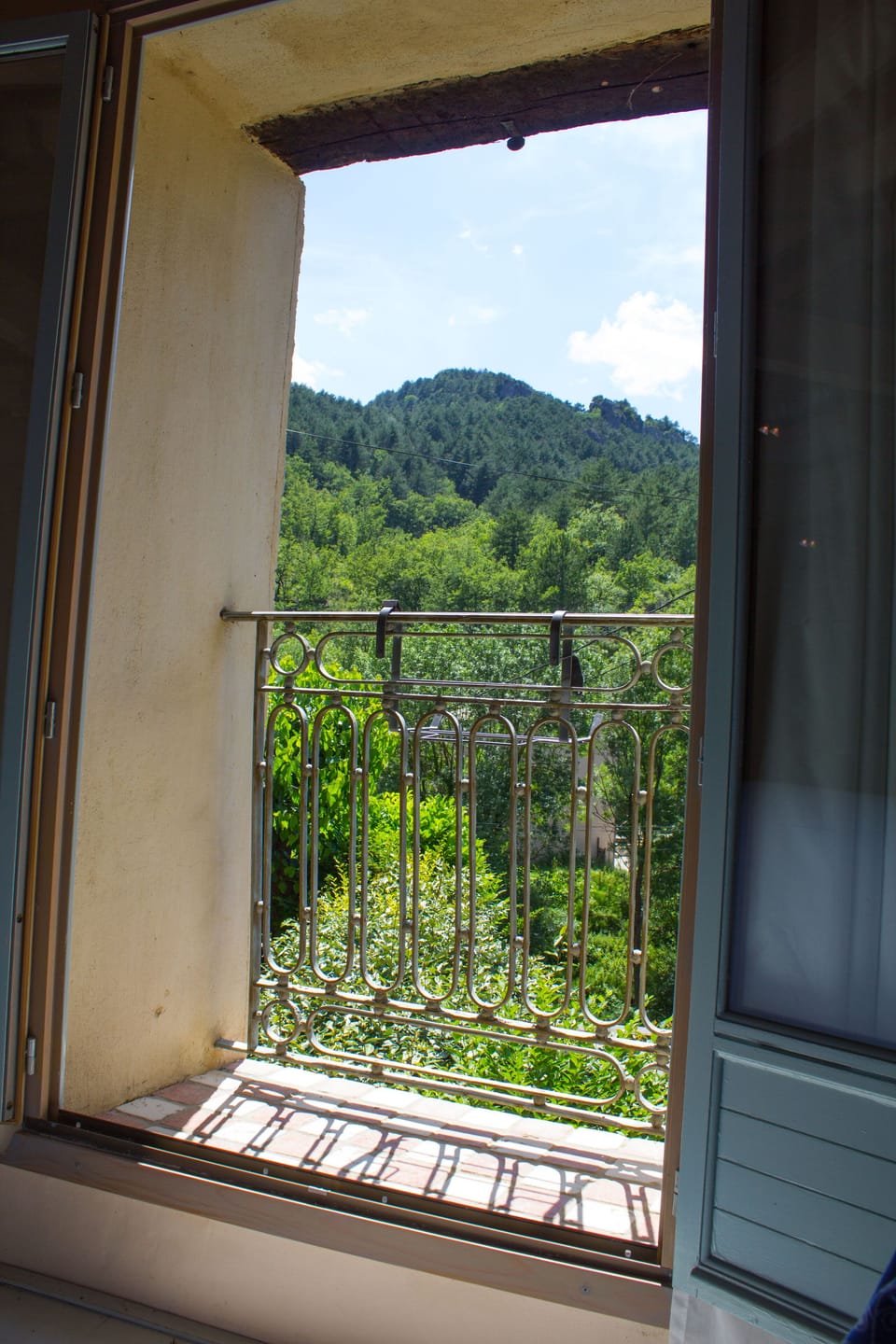 View from balcony window