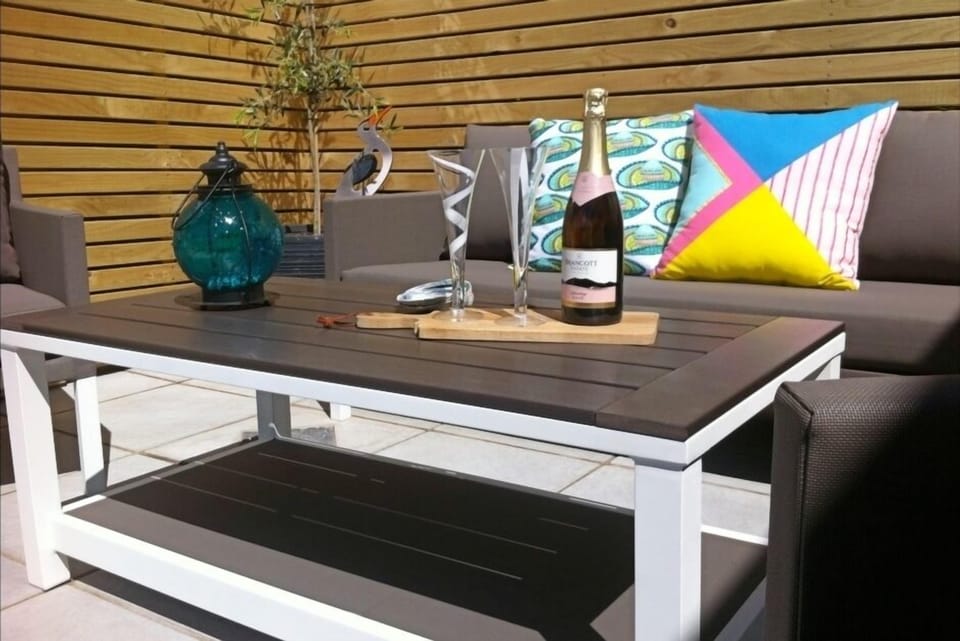 Private outdoor patio