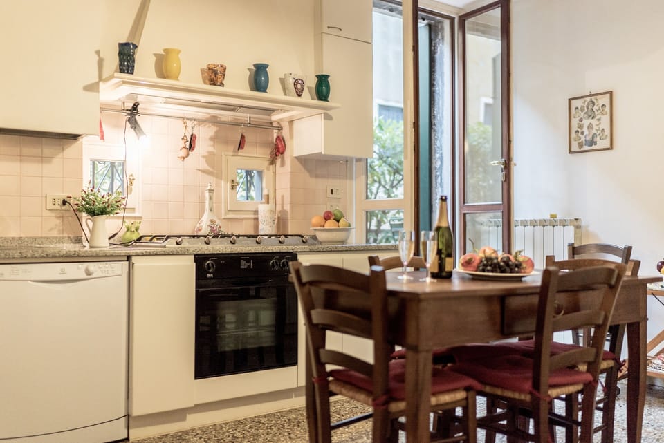 Apartment, 3 Bedrooms, Terrace | Private kitchen | Full-size fridge, microwave, oven, stovetop