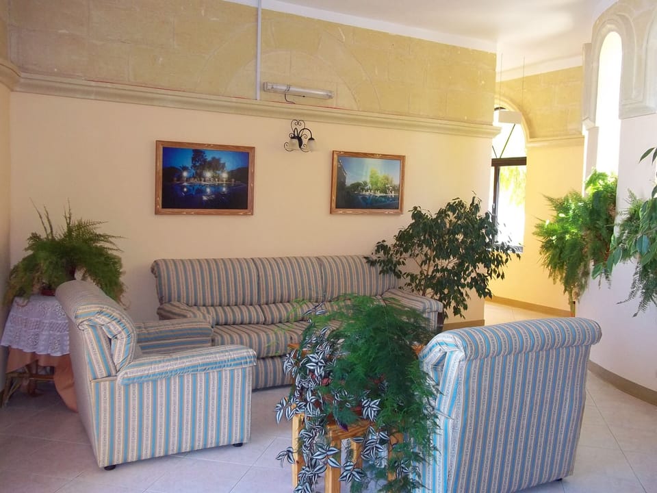 Lobby sitting area