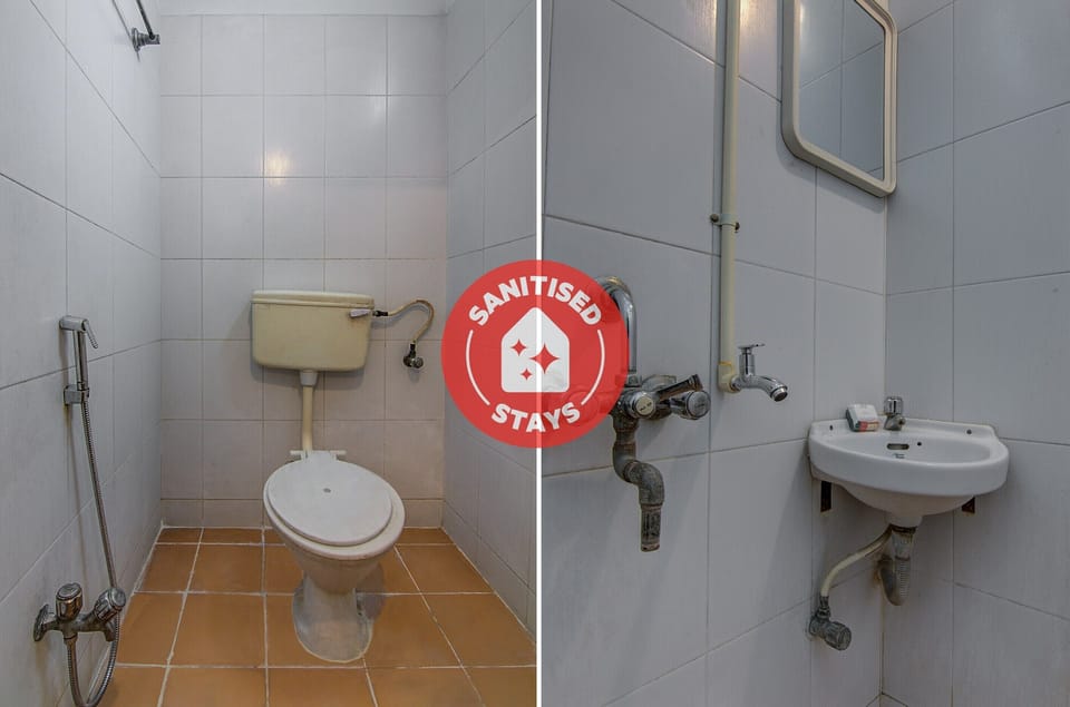 Shower, free toiletries, towels