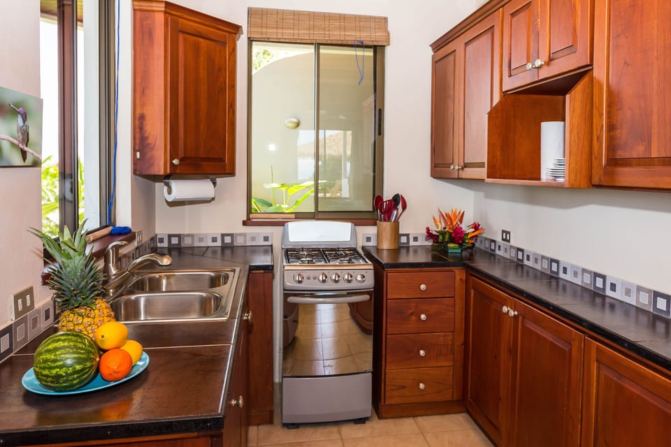 Pool level kitchenette.