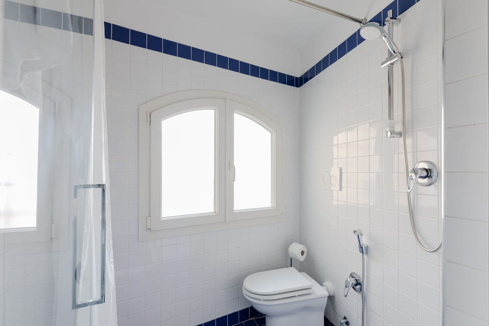 Apartment (Attic) | Bathroom | Shower, free toiletries, hair dryer, bidet