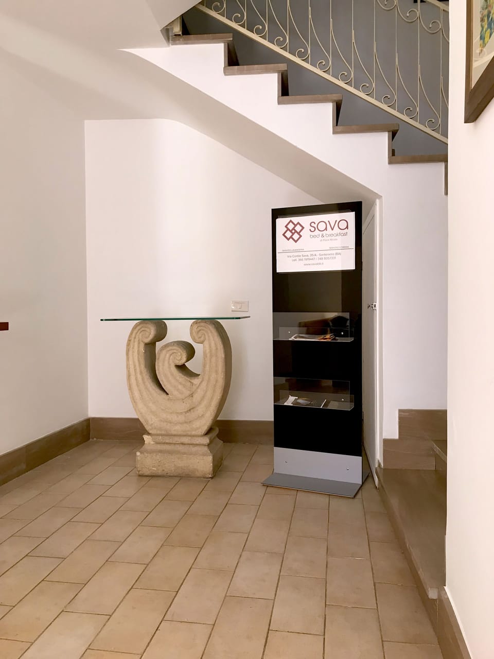 Interior entrance