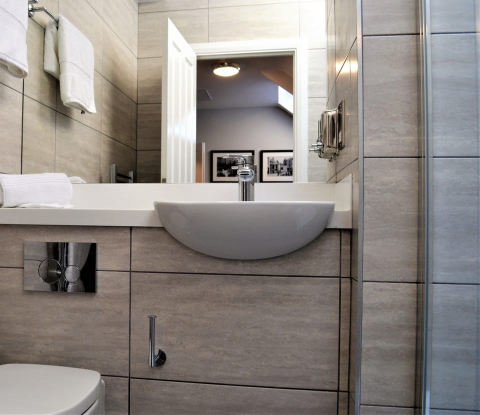 Deluxe Double or Twin Room | Bathroom | Shower, free toiletries, hair dryer, towels