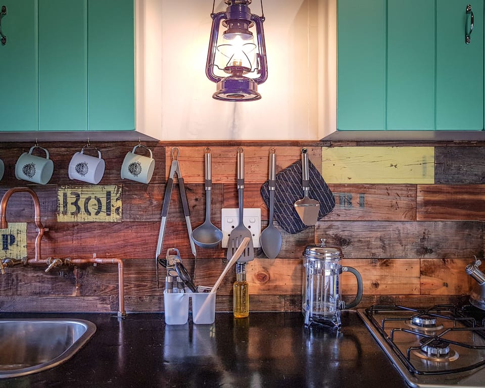 Luxury Tent, 2 Bedrooms | Private kitchen | Fridge, oven, stovetop, coffee/tea maker