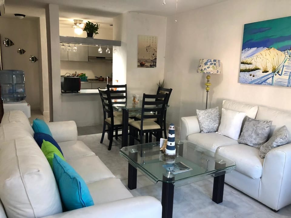 Deluxe House | Living area | Flat-screen TV