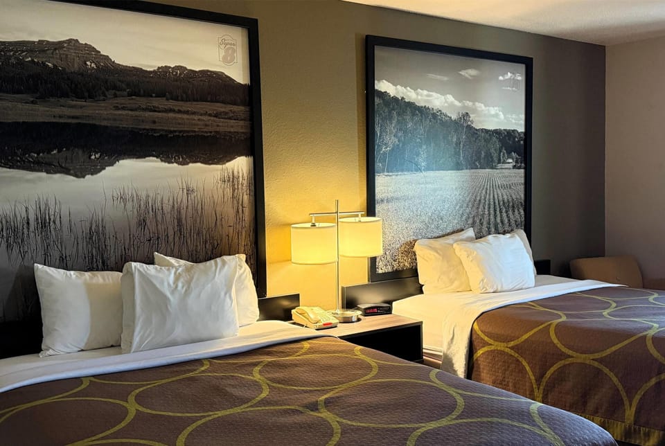 Standard Room, 2 Queen Beds | Desk, laptop workspace, blackout drapes, free cribs/infant beds