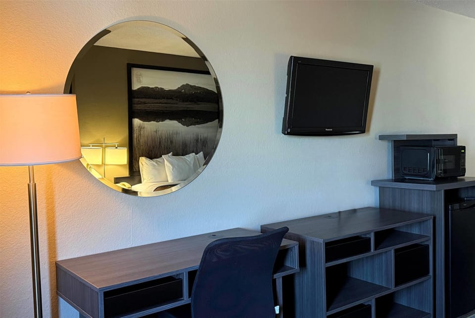 Standard Room, 2 Queen Beds | Desk, laptop workspace, blackout drapes, free cribs/infant beds