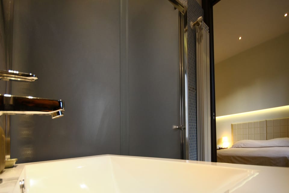 Deluxe Double or Twin Room | Bathroom | Shower, hydromassage showerhead, free toiletries, hair dryer