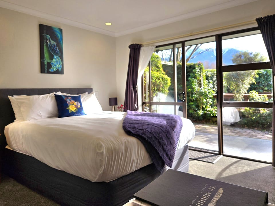 Double Room (Room 5) | Premium bedding, down comforters, blackout drapes