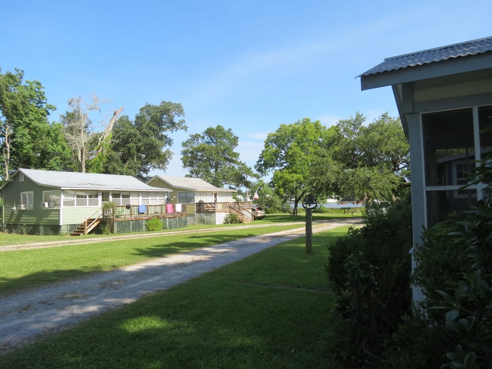 View from Fish Camp cabin to Bon Secour River