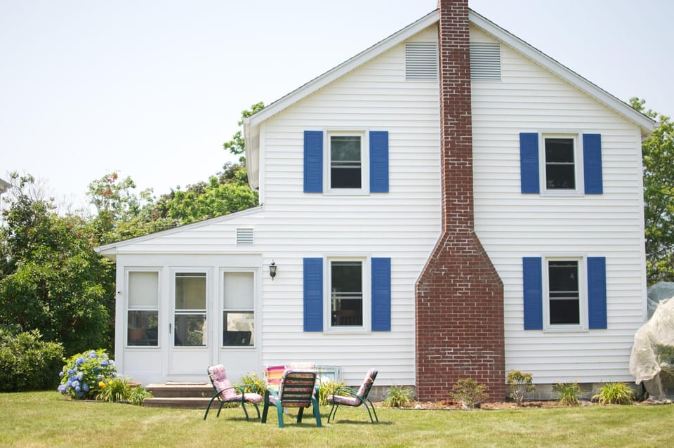  Front yard- on the open green space overlooking Long Island Sound