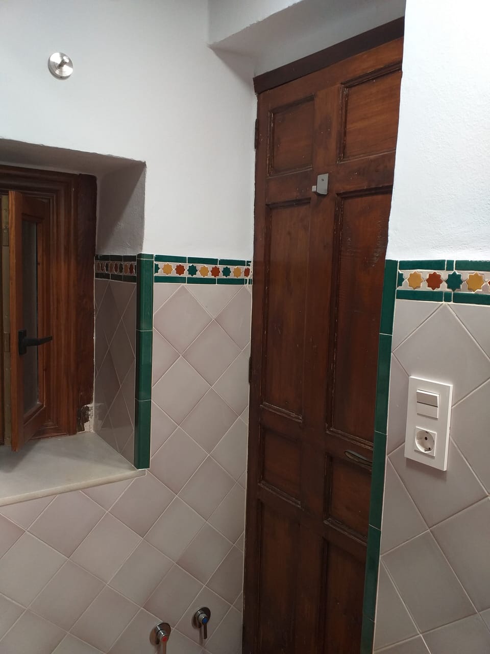 Bathroom - window and door
