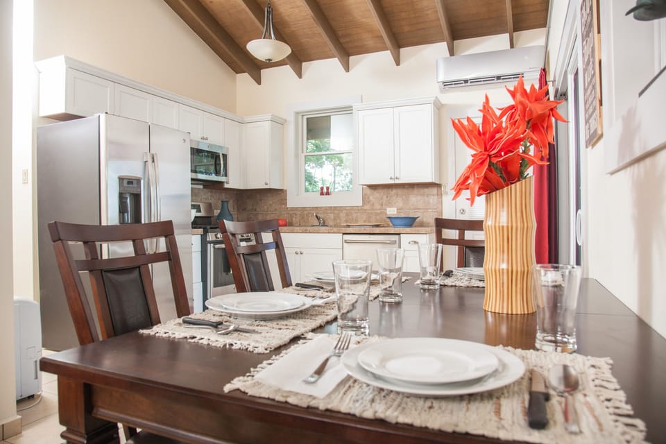 Upstairs dining area.