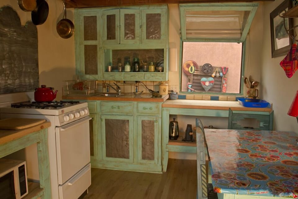 The Kitchen Is Just Plain Fun And Functional! Everything you need for two