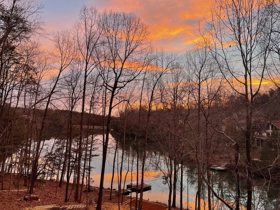 Beautiful morning sunrise