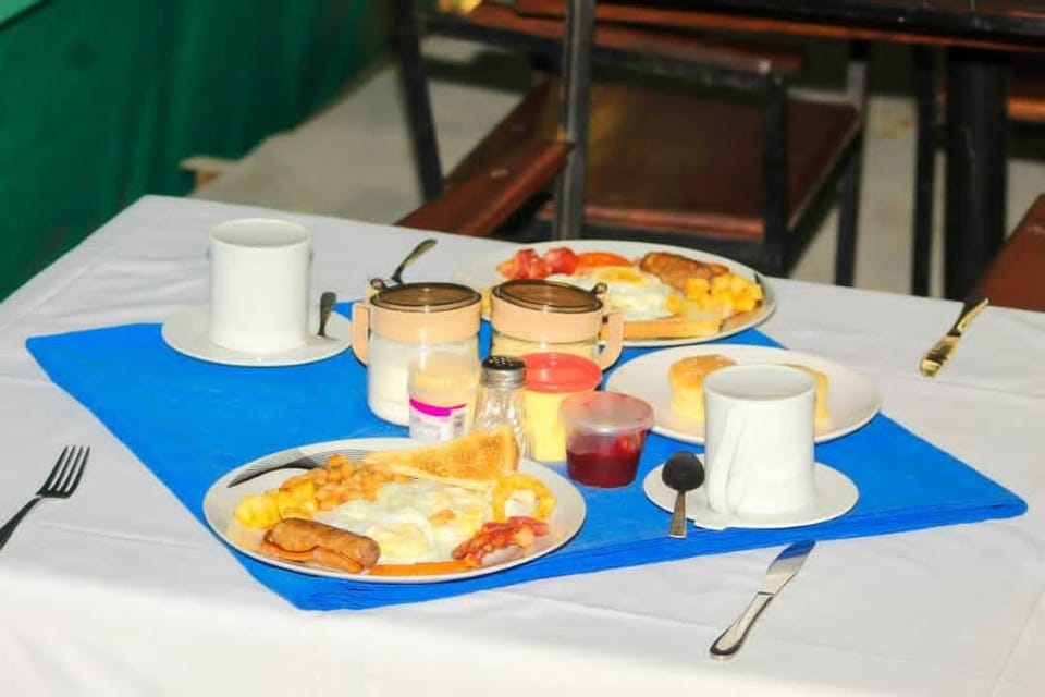 Daily English breakfast for a fee