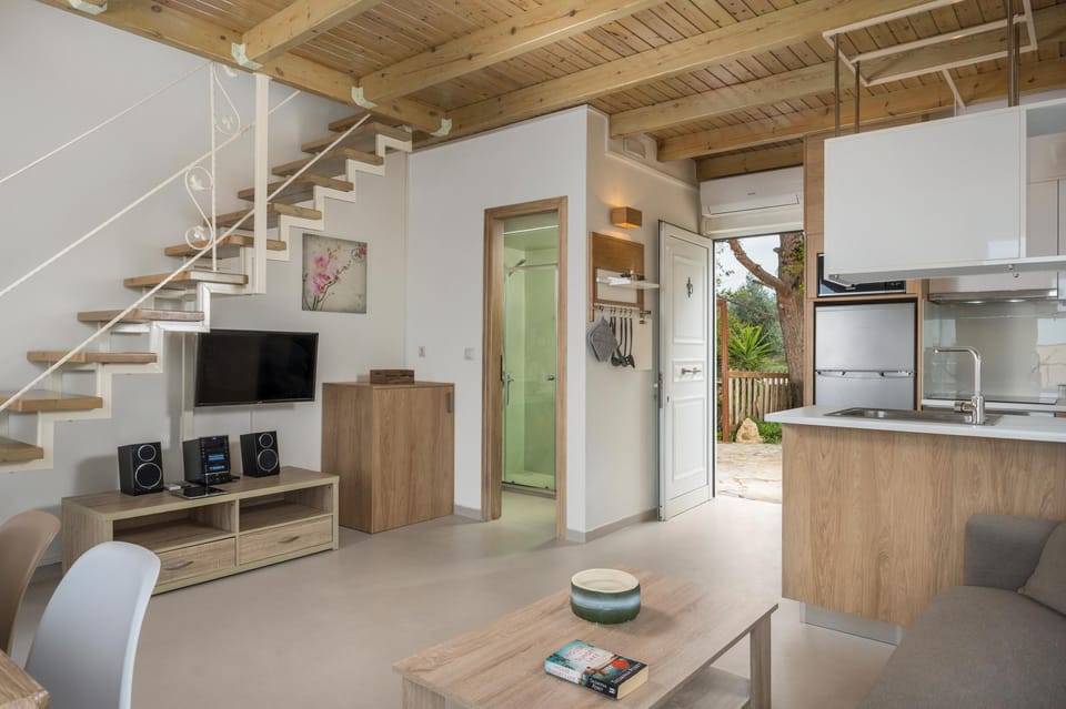 Villa, 1 Bedroom, Private Pool | Living area | Flat-screen TV