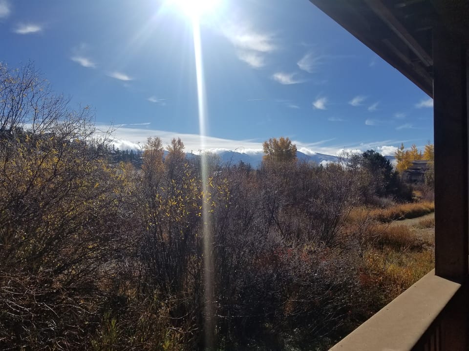 Mountain View from Back Deck