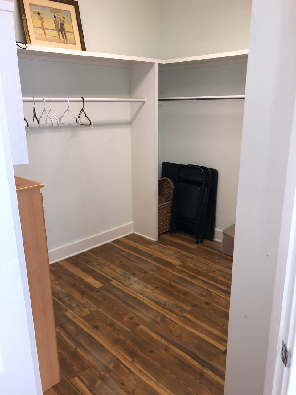 Large master bedroom closet 